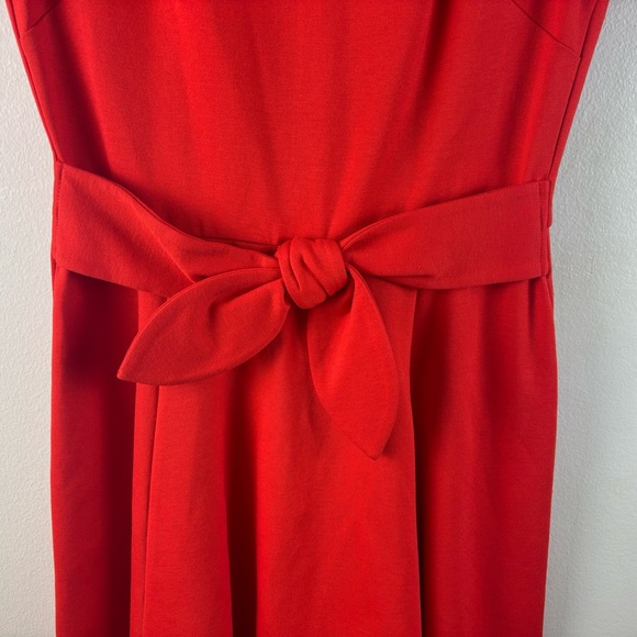 Kate Spade Tie-waist Ponte Dress Cherry Pepper Red Size Small - CUTE Dress!! - Picture 5 of 11